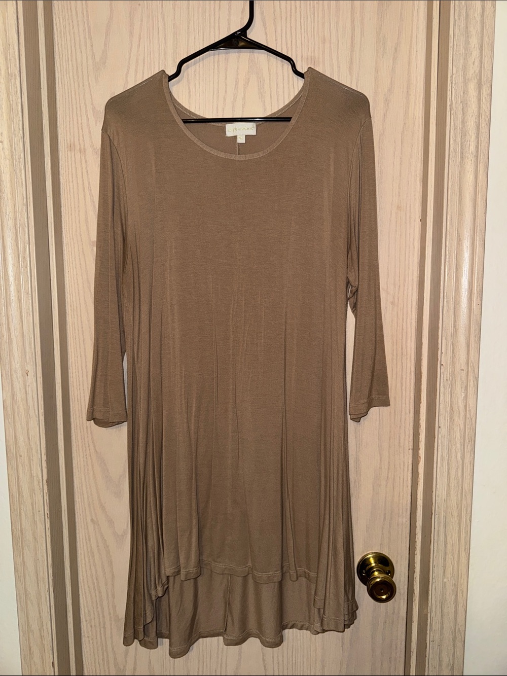 Simply Southern Taupe Swing Dress